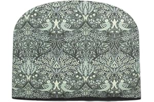 BLUE MOON FINE TEAS Blue Moon Tea Cozy - William Morris Strawberry Thief Tea Cozy - Large Double Insulated Tea Cozy - Made in The USA