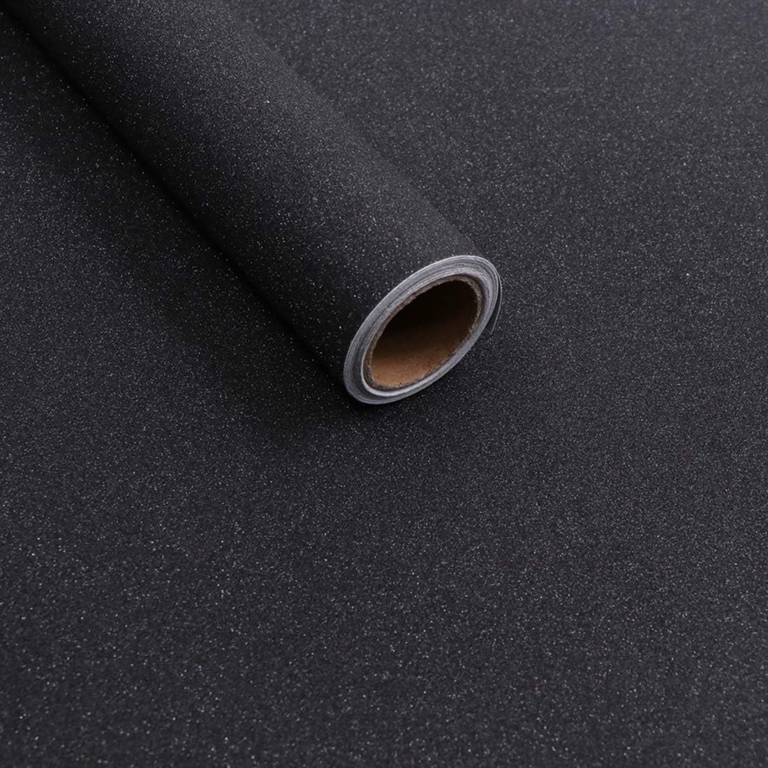 Amazon.com: Black Wallpaper Glitter Self-Adhesive Removable Peel and