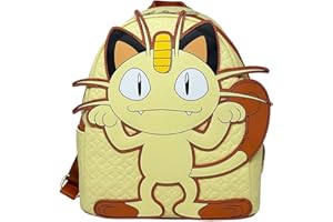 Loungefly Pokemon Meowth Cosplay Womens Double Strap Shoulder Bag Purse