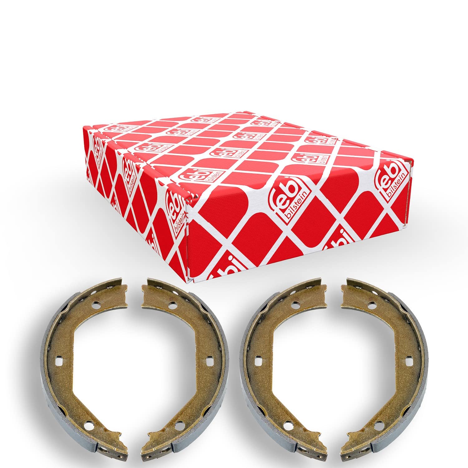 febi bilstein 18535 Brake Shoe Set for parking brake, pack of two