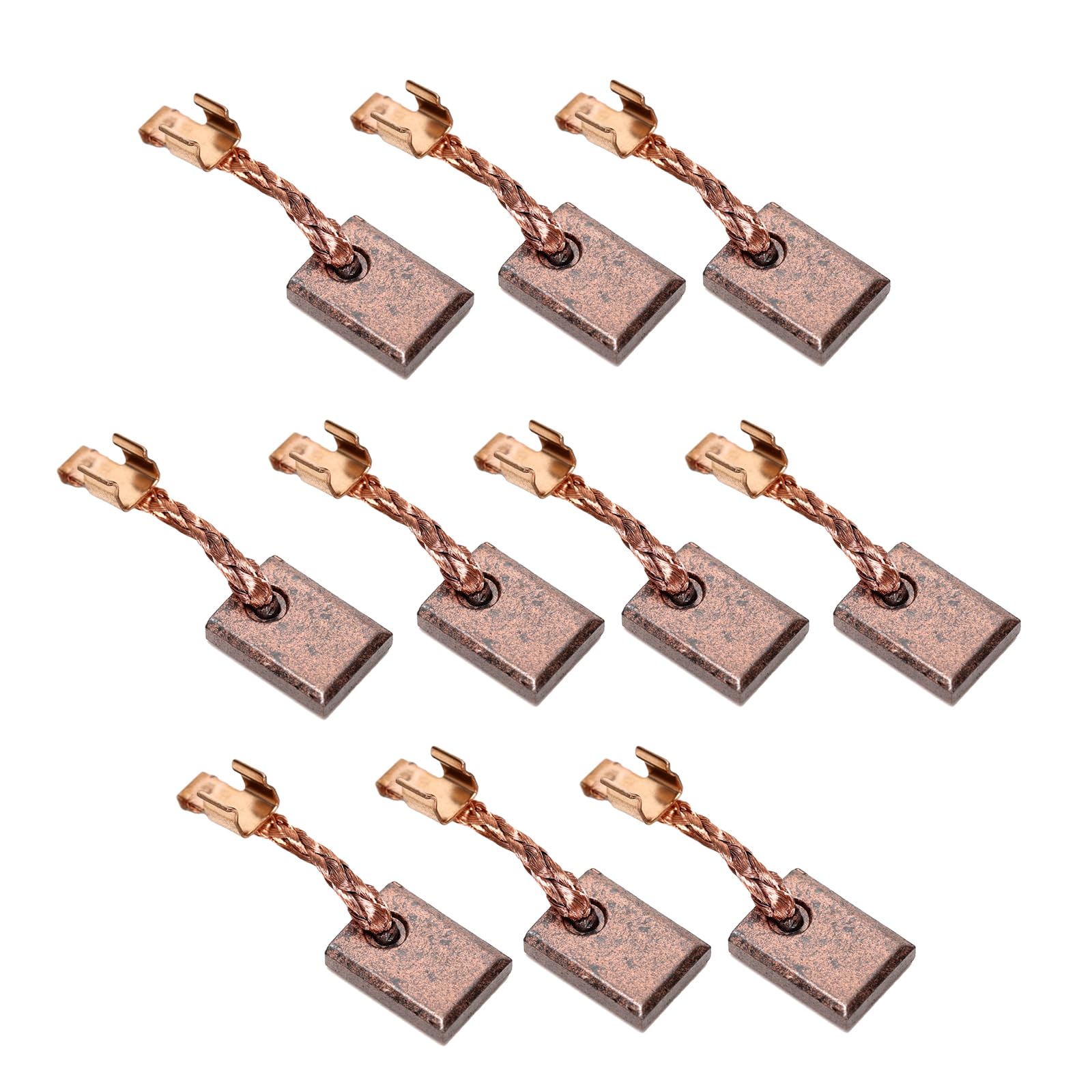 10Pcs Electric Drill Carbon Brushes 13.5x10x3mm Compatible with Makita CB440 CB448 CB436 BDF446/442 194159-4 194427-5 195021-6 TD134D BFS440