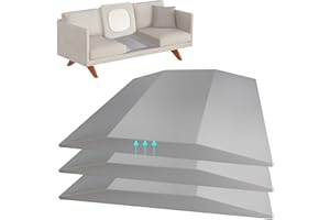 HZCGJMY 3 Pcs 20"X 20" Couch Cushion Support for Sagging Seat High Density Trapezoidal Couch Supports for Sagging Cushions Gray Sofa Cushion Support Under Couch Cushion Support Fixes The Sag Problem