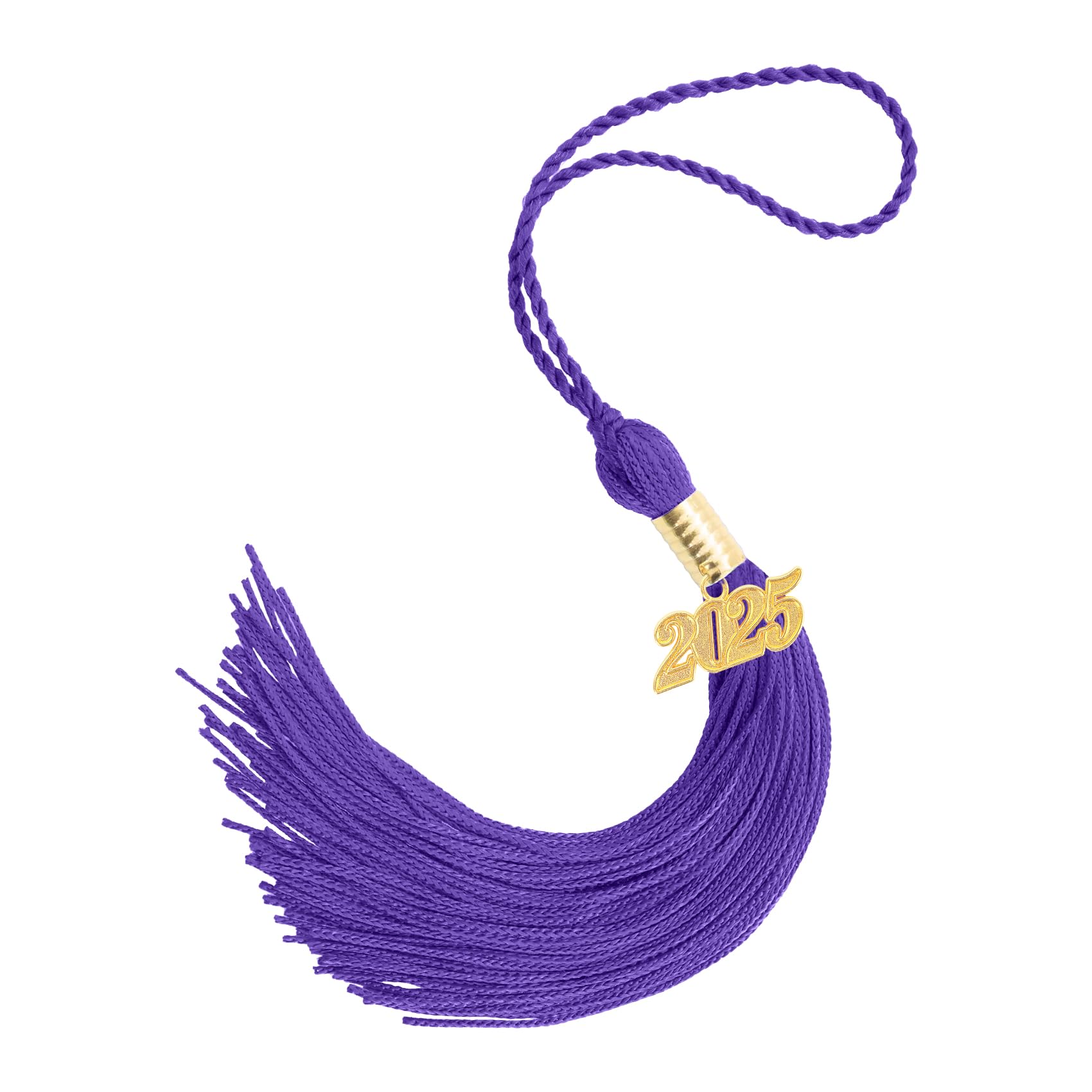 Photo 1 of 2025 Graduation Tassel, Tassel for Graduation Cap 2025, Graduation Cap Decorations, Charm Graduation Party Decorations 2025 Grad Cap Decorations for Graduation Gifts 2025 High School Purple