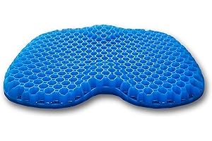 BridgeShine Anti Slip Kayak Seat Cushion,Waterproof Gel Boat Canoe Rowing Stadium Inflatable Pad for Sit in Kayak Chair,Lifetime Kayak Accessories Equipment Gear for Fishing Ocean Pedal