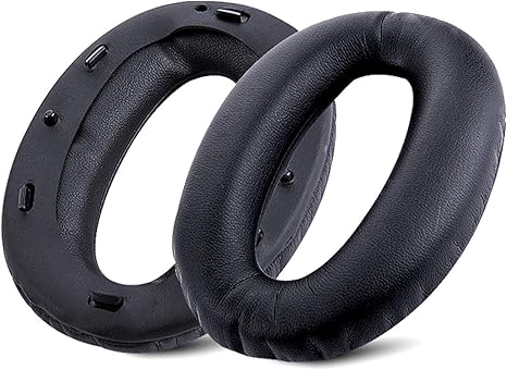 Pu Leather Replacement Ear Pads For Over Ear Headphones Wh 1000xm2 Black Kwmobile 2x Earpads For Sony Mdr 1000x Home Audio Video Accessories Earpads