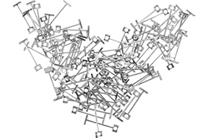 DIYEAH 100pcs 1.5mm Metal Needle Tile Leveling Pins for Ceramic Tile Floor and Wall Spacers Leveler Tool