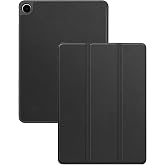 FJIASTB Case for OnePlus Pad Go 2 Tablet 12.1 Inch (Black) | Scratch Resistant Leather Texture Cover with Trifold Stand, Auto Sleep/Wake