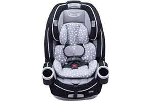 JYOKO Kids Cotton Cover Liner Compatible with Reducer Graco 4Ever (White Star)