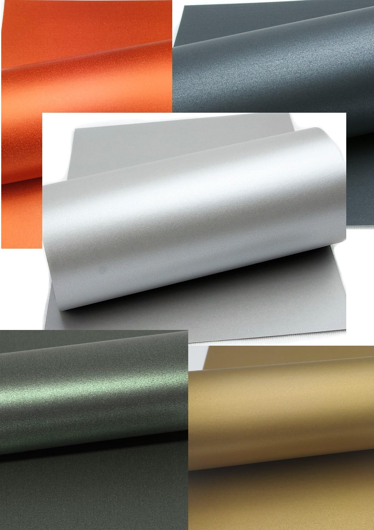 Mufira Pearlescent 300gsm Single Sided A4 Card 10 Pack - Metallic Colours