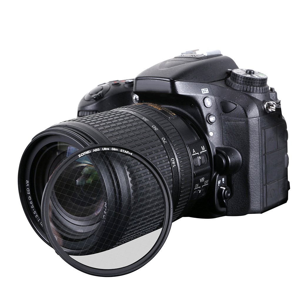 KESOTO Filtro Estrella de 72 mm, 6 Puntos, 8 Puntos, Efecto ...