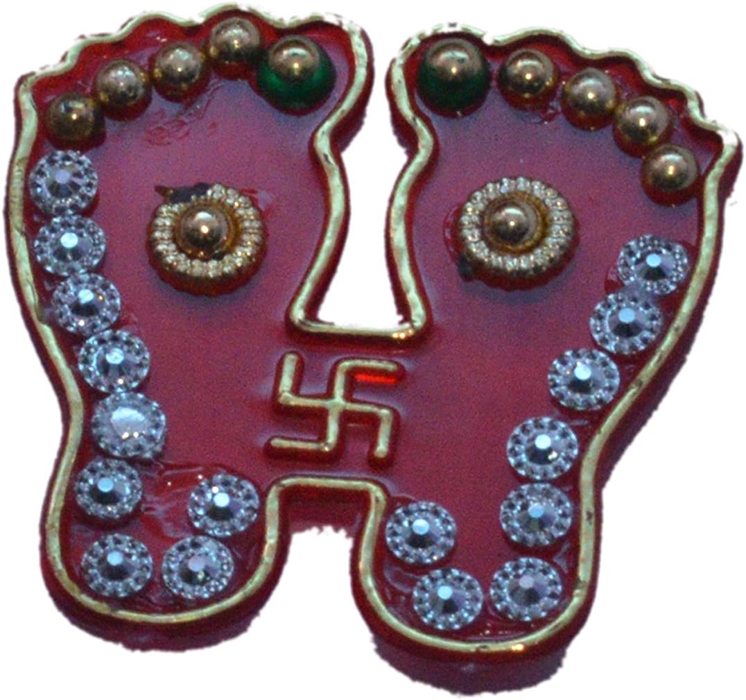 Proficient Enterprises Designer,Traditional Happy Diwali Laxmi charan paduka for Diwali puja, Diwali Decoration,Indian Festival of Deepawli, Hindu Festival, Laxmi & Diwali Puja