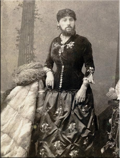 Amazon Co Jp Jp London Lcnv2317 ヒゲのレディ フリーク ショー カーニバル ビンテージ 厚さ5 08cm 厚手ストレッチキャンバスアート壁画 116 84cm X 86 36cm Diy 工具 ガーデン