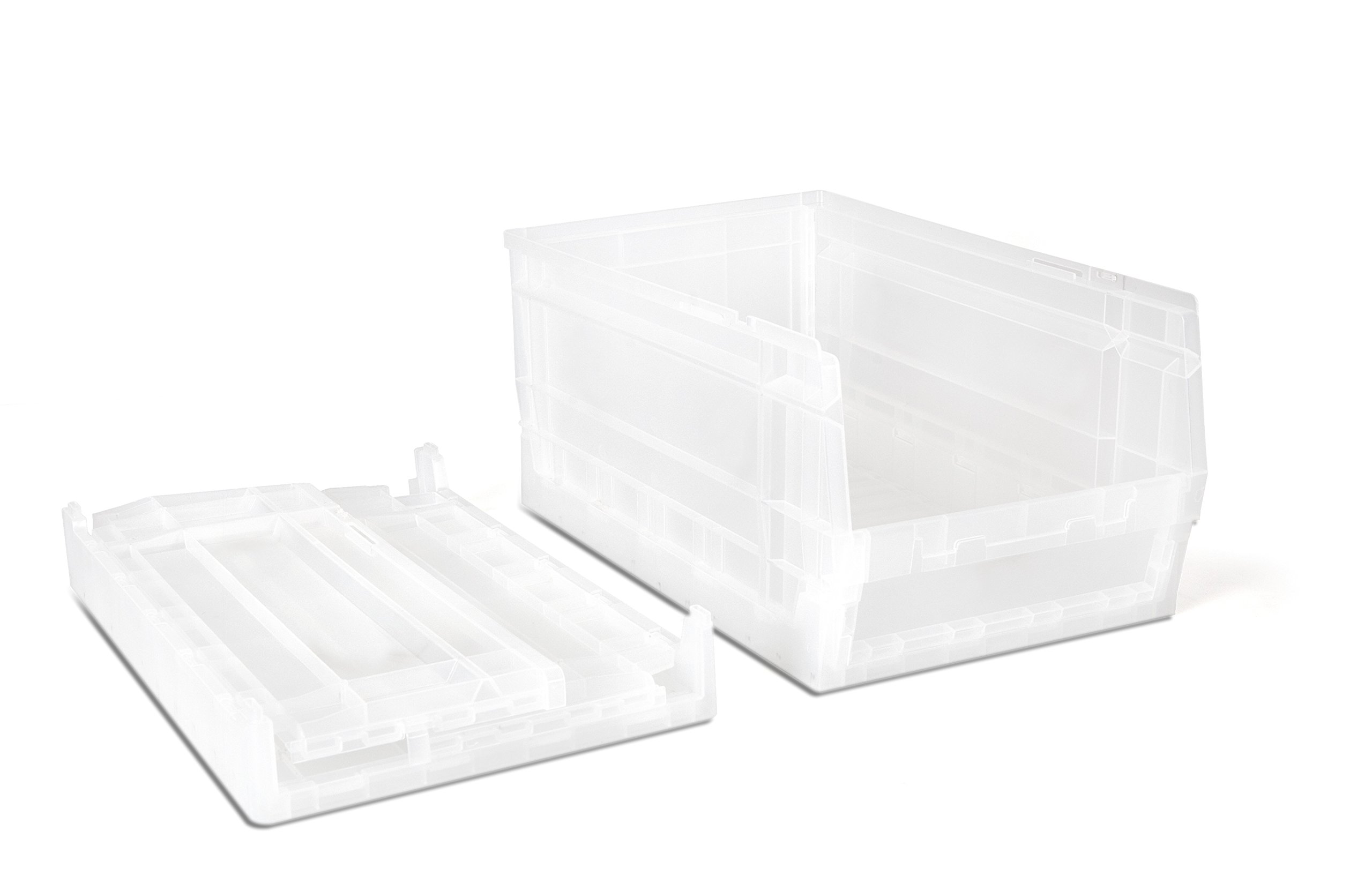 Tayg 210341 Stackable and Foldable Storage Bin mod. 60P, Transparent