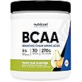 Nutricost BCAA Powder 2:1:1 (Peach Pear, 30 Servings) - Branched Chain Amino Acids