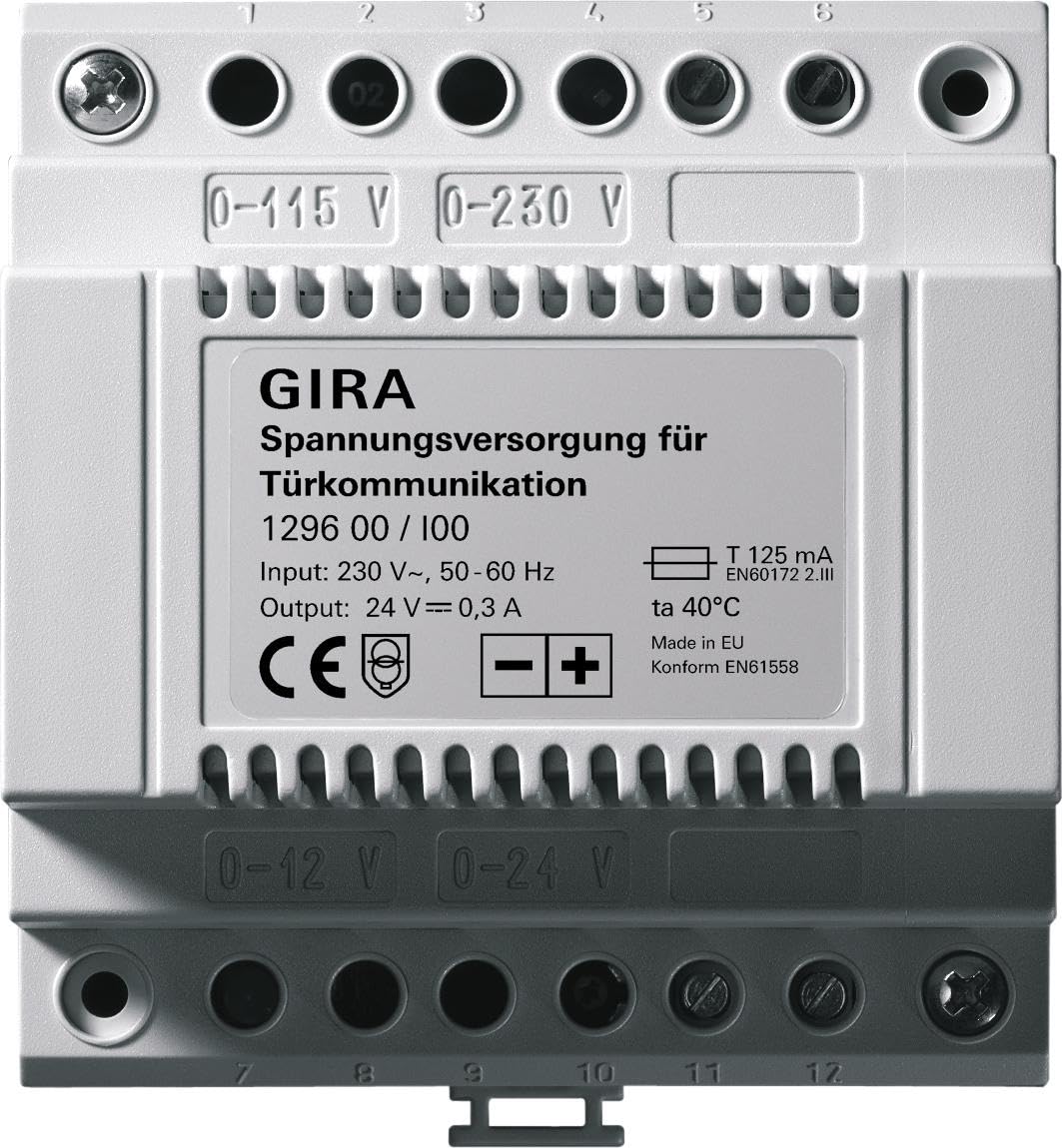 GIRA 129600 Additional Door Communication 24 V DC 300mA Power Supply