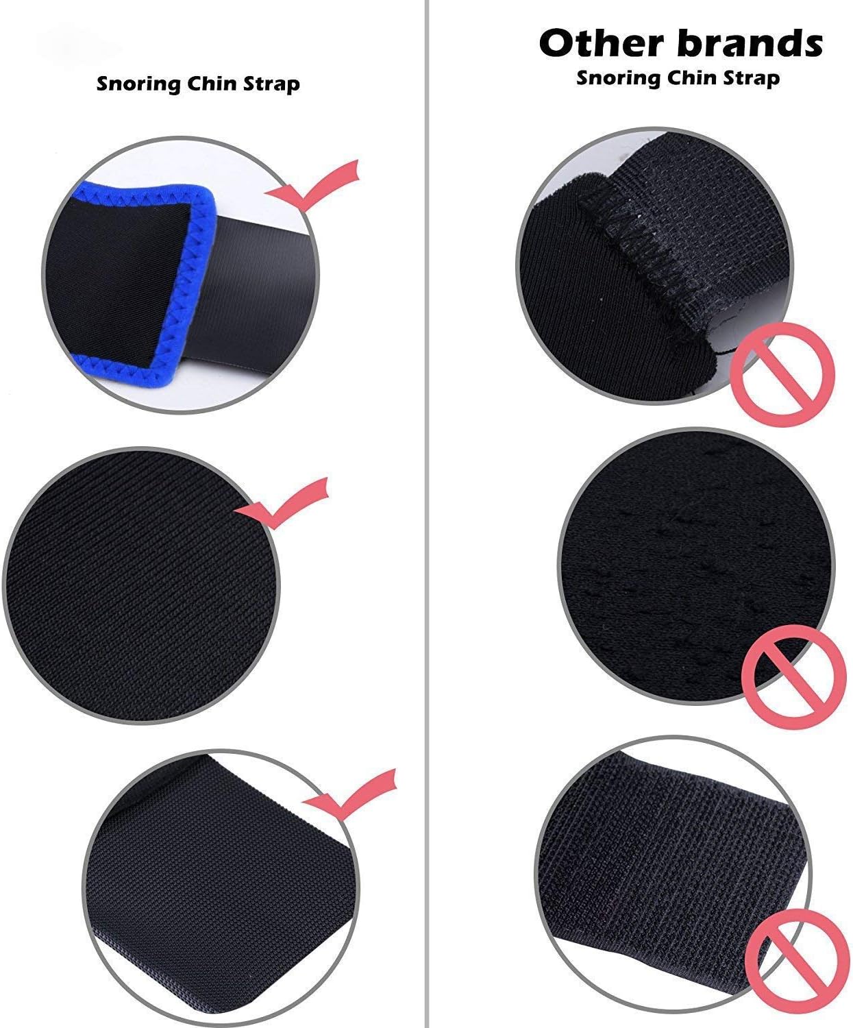 Snore Stopper Chin Strap, Resmed Cpap Supplies Chin Straps, Anti Snore Snoring Chin Strap Devices for Men Women Kids, Anti Snoring Snore Chin Strap Large, Anti My Snoring Snore Solution: Health & Personal Care