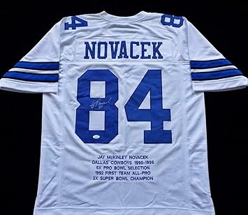 jay novacek signed jersey