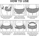 MomTend Pregnancy Support Belt Adjustable No-Slip XL Pelvic Maternity Belly view 5