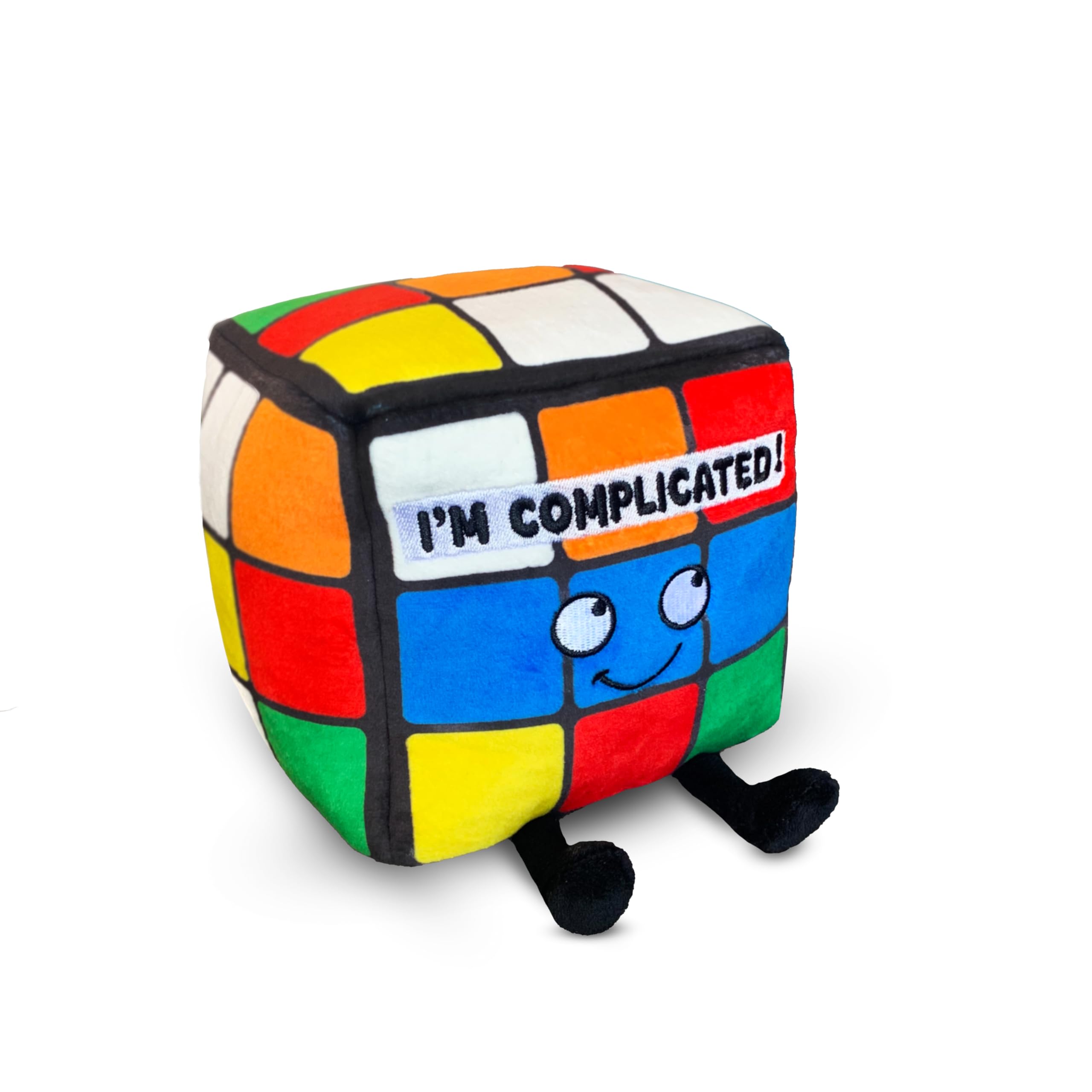 Punchkins I'm Complicated 3D Adult Puzzle Cube Theme Plushie
