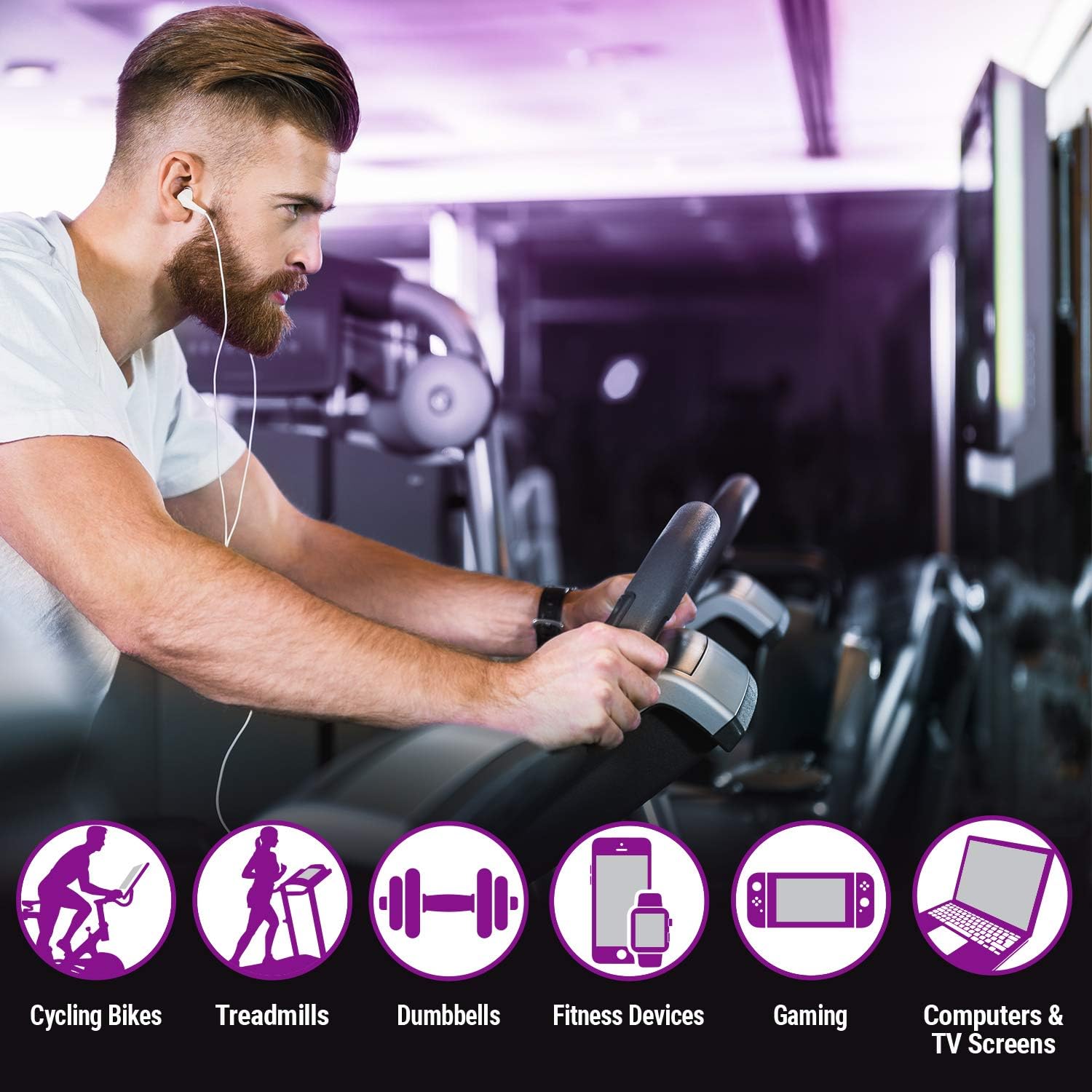 Wipex Cleaning Combo Pack for LED/LCD Screens and Fitness Equipment, Alcohol Free : Sports & Outdoors