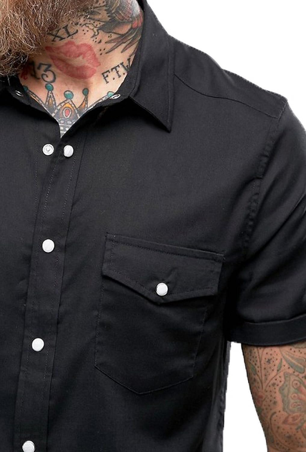 nxtskin men's cotton half sleeve shirt