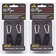 Rope Ratchet 1/8 Ratchet 4 PAK with Spring Clips (2 Pair)… Black