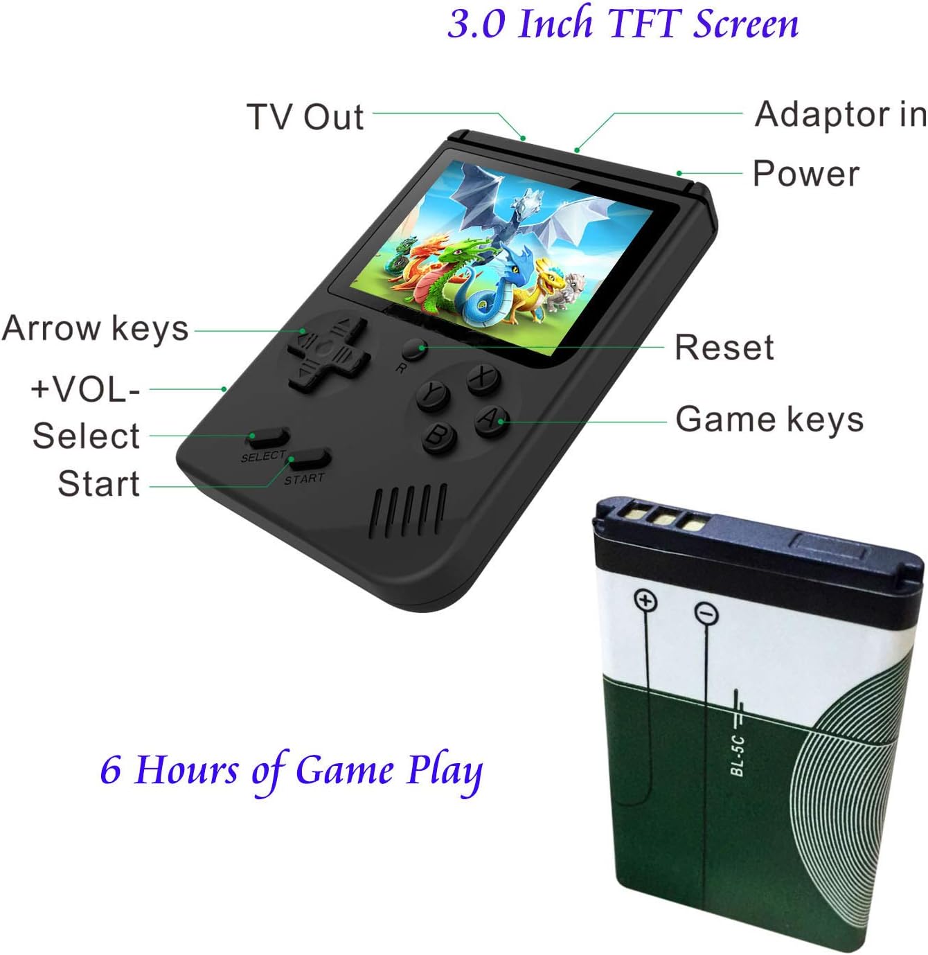 large screen handheld games for seniors