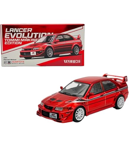 Miniature Car Compatible with Mitsubishi Lancer Evolution VIII, 1