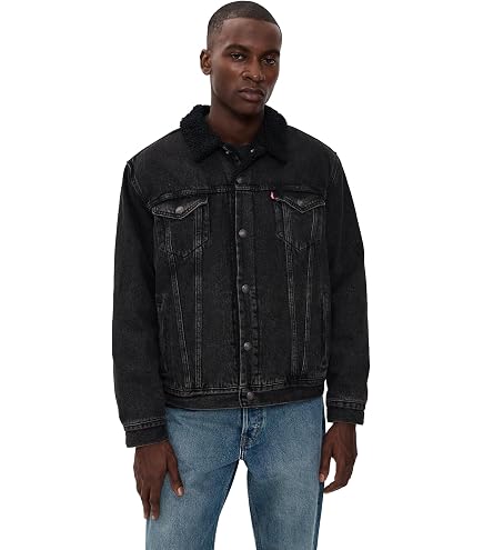 Levi's Men's Type 3 Sherpa Trucker Jacket, Built To Last, M at