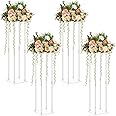 10 Pcs 20 Inch Tall Acrylic Vase Wedding Centerpieces Clear