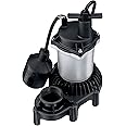 Flotec FPZS25T Submersible Sump Pump with Tethered Float Switch, 3200 GPH, 1/4 Hp, 115 Vac, 15 A
