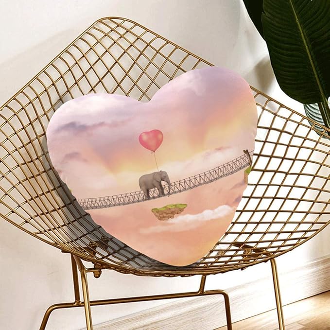 heart shaped baby pillow