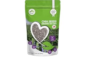 Yogti [Canadian Brand] Raw Black Chia Seeds, Raw Plant Based SuperFood, Natural, Keto Friendly, Kosher, Halal, Vegan, Source 