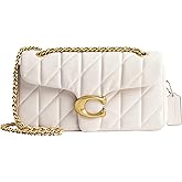 COACH Womens Tabby Shoulder Bag 26 With Quilting Chalk Small