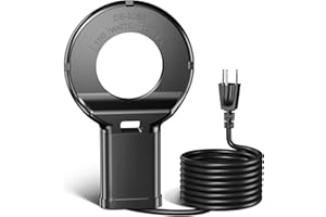 JXJHOVV 150W Submersible Cast Aluminum De-Icer – Thermostatic Chicken Water Heater for Livestock Tanks & Winter Bird Baths, Energy-Efficient Anti-Freeze Utility Heater, Black