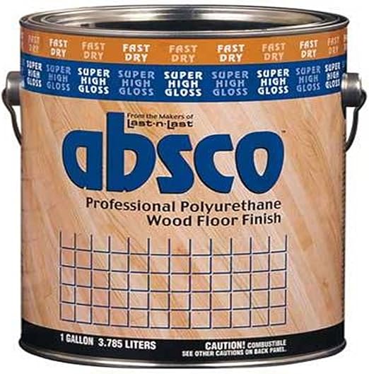 Absolute Coatings 89601 Absco Polyurethane Fast Dry Wood Floor Finish Gloss 550 Voc Size 1 Gallon