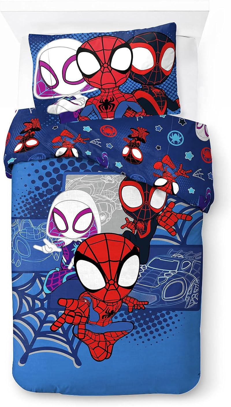 Jay Franco Marvel Spidey and His Amazing Friends Duvet Cover Set