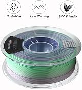 YUANEANG Silk Rainbow PLA 3D Filament 10KG 1.75mm Multicolor view 7
