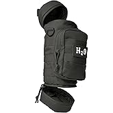 Orca Tactical Molle Water Bottle Pouch - Molle Water Bottle Holder Fits Most 32 and 40 oz Bottles - Water Bottle Pouch for Backpack - Thicker Insulated Water Bottle Holster Keeps Drinks Cooler Longer