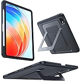 TORRAS Ostand K1 Guardian for iPad Pro 11 inch Case M5 2025 & 2024 M4, Ultra Stable Stand, Multiple Adjustable Viewing Angles, Slim Protective Kickstand iPad Pro 11 Case with Pencil Holder, Black