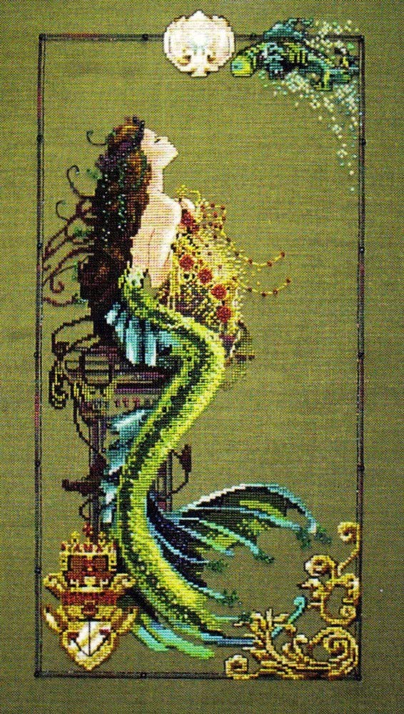 Mirabilia Cross Stitch Pattern Nora Corbett MERMAID