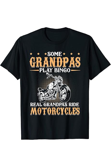 biker grandpa shirts