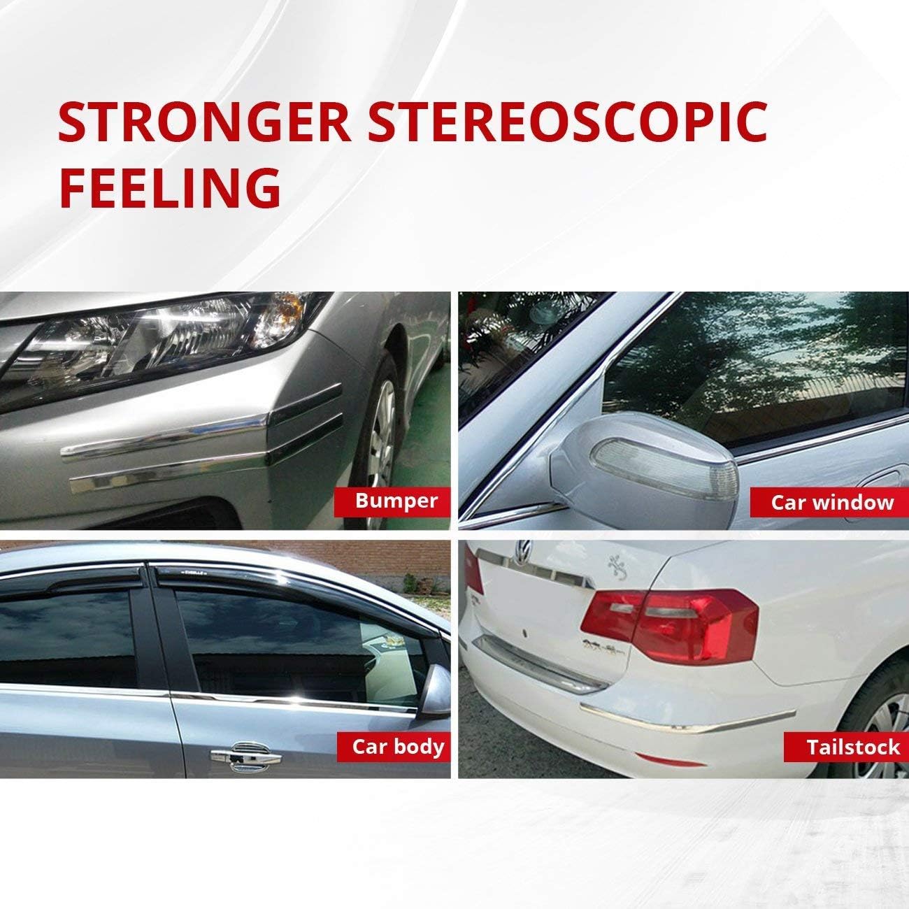 D970 3m Faderesistant Car Side Body Long Stripe Decal Sticker DIY