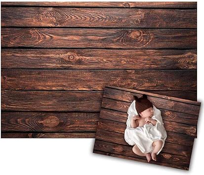 Amazon Com Funnytree Rustic Brown Wood Floor Photography