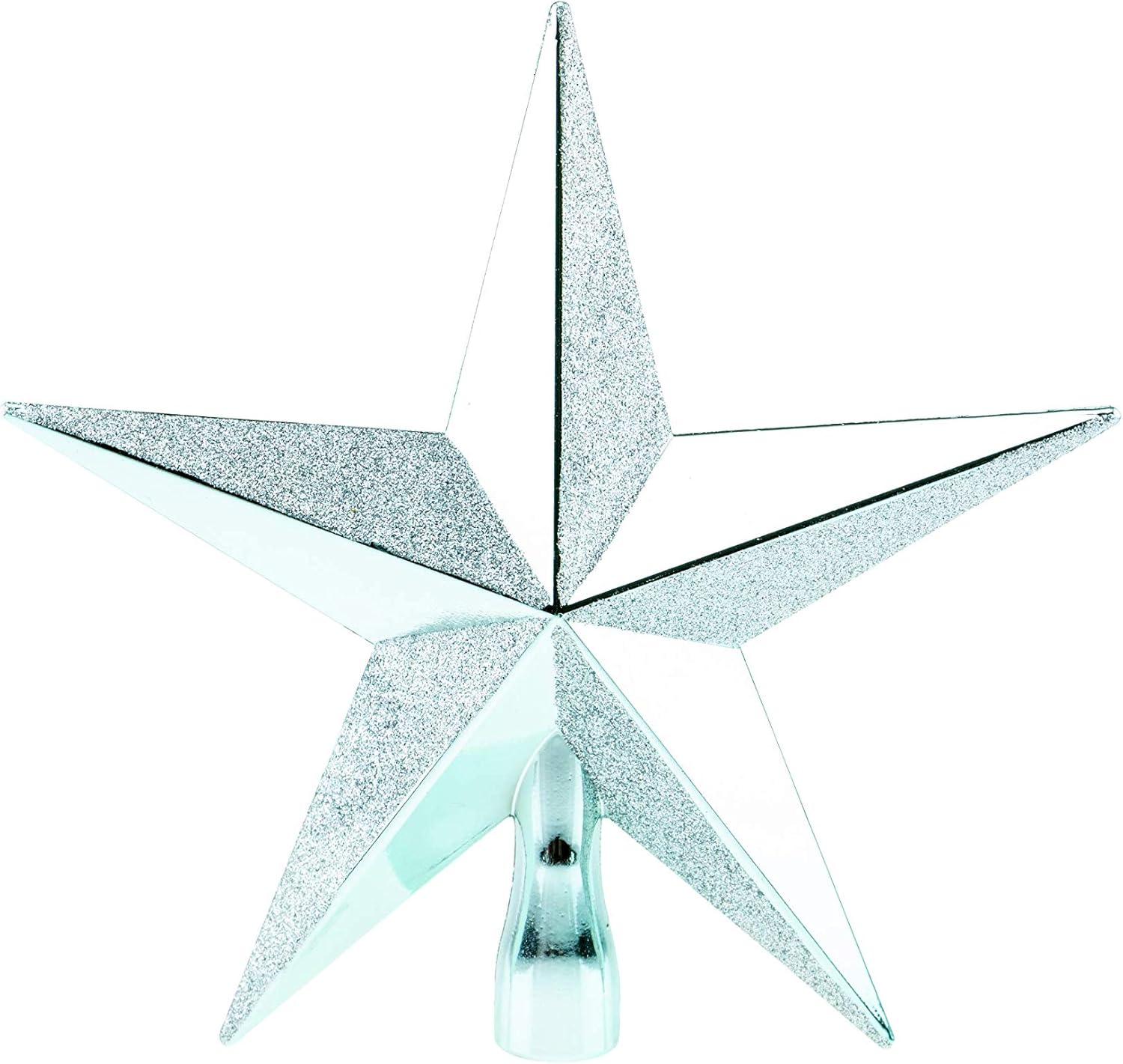 Clever Creations Teal Star Christmas Tree Topper - Festive Christmas Decor - Sparkling Shatter Resistant Plastic - 8 inch Tall - Perfect for Any Size Christmas Tree
