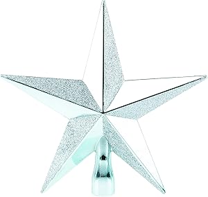 Clever Creations Teal Star Christmas Tree Topper - Festive Christmas Decor - Sparkling Shatter Resistant Plastic - 8 inch Tall - Perfect for Any Size Christmas Tree