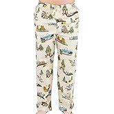 Lazy One Bear & Bigfoot Pajama Pants For Men, Men's Separate Bottoms, Lounge Pants, Funny, Humorous