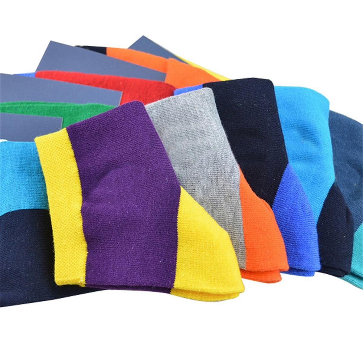 LONGQI Chaussettes de Bateau pour Homme Faible Couper Solide Coton antidérapant Courte Tube Chaussettes de Sport