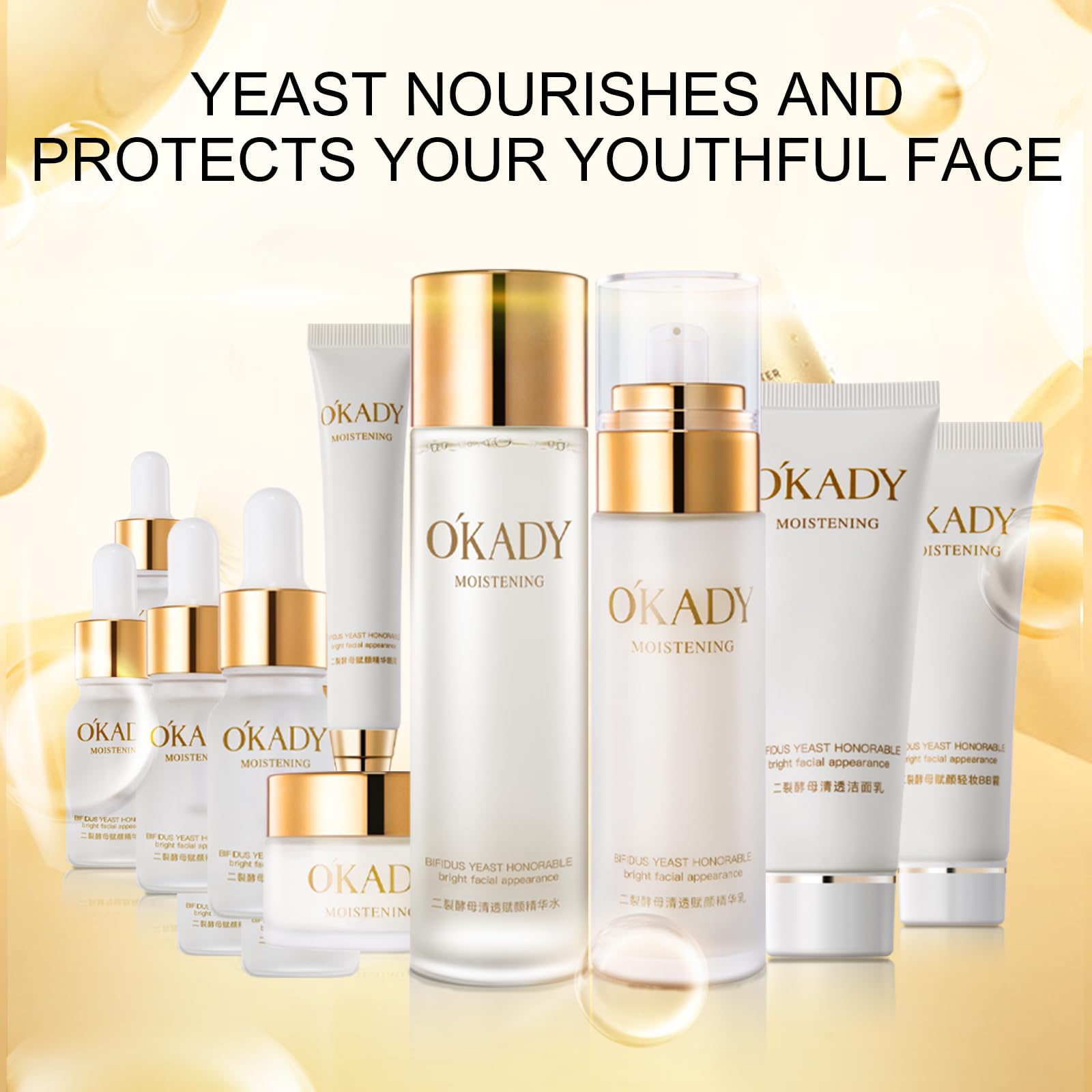 O'KADY Anti Aging Skin Care Sets Valentine's Day skincare gift set Gentle Facial Skin Care Sets & Kits for Wife Mom Women Girl Valentine's Day (12 Piece）