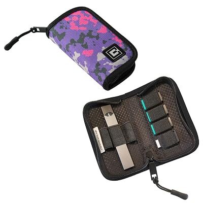juul portable charger and pod holder Carrying Case Wallet for Other Bahrain E-liquid flavor:Strawberry Watermelon Tropical Fruit Vape smok nord 4 unlock
